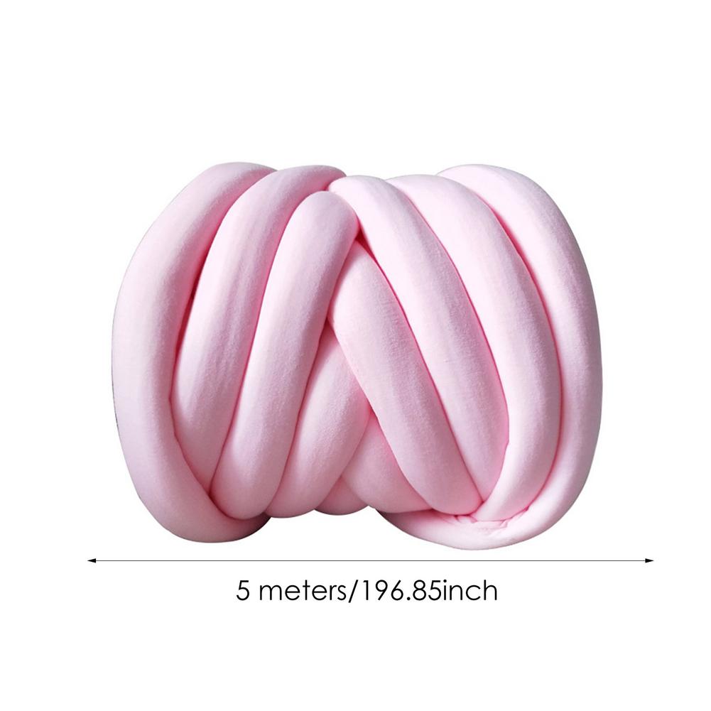 Baby Bed Bumper Crib woven Braid Pillow Cushion Infant Protector Pad Knotted 5M Liner Cotton Long Pillow